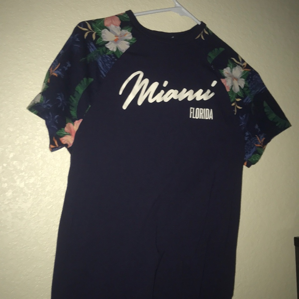 Blue floral miami